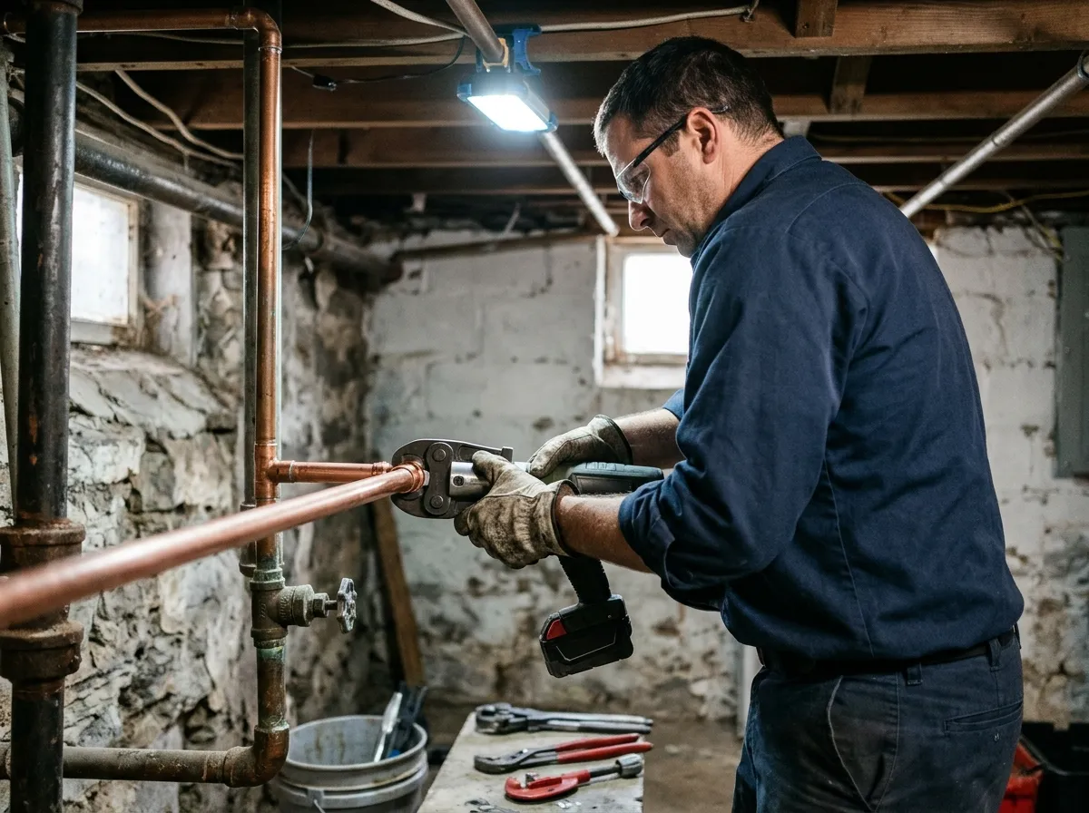 Our burst & broken pipe repair process, from assessment to final test