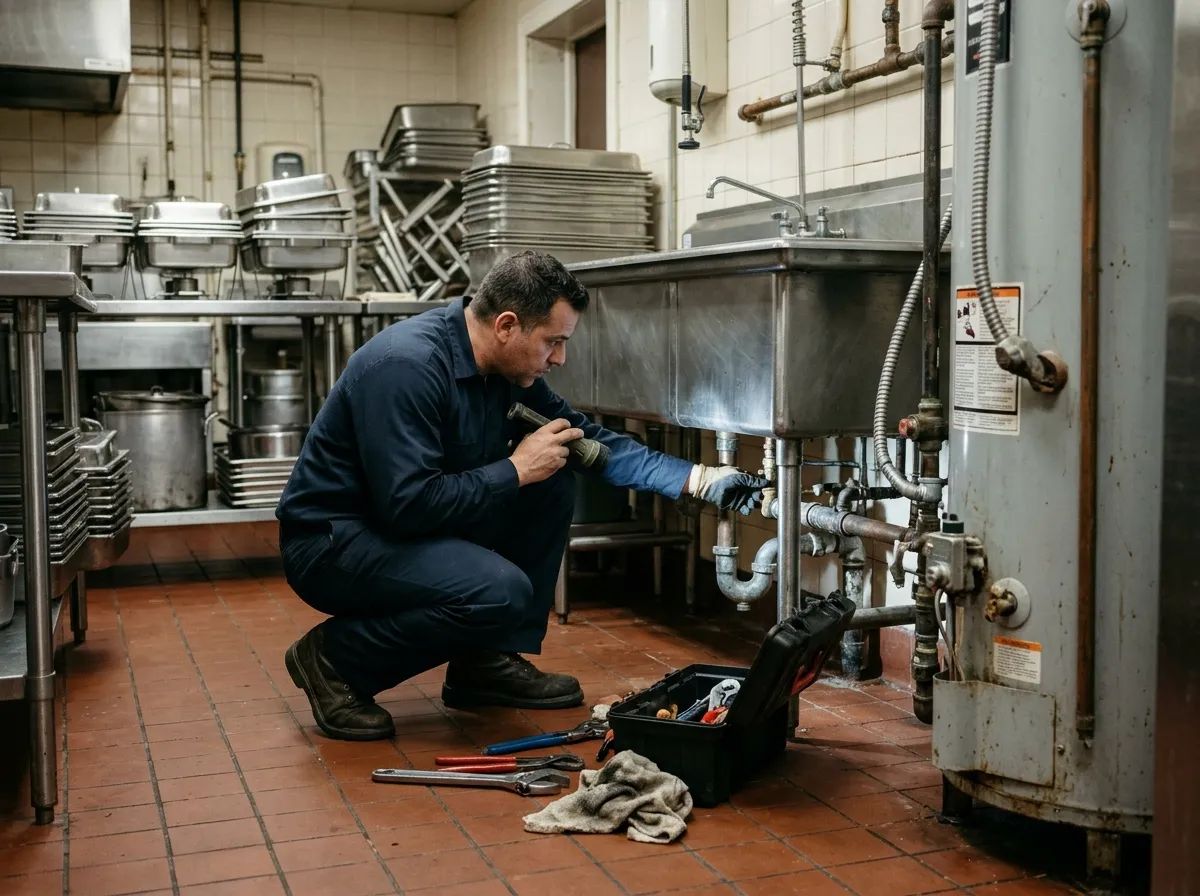 Our commercial plumbing process, from scheduling to final test