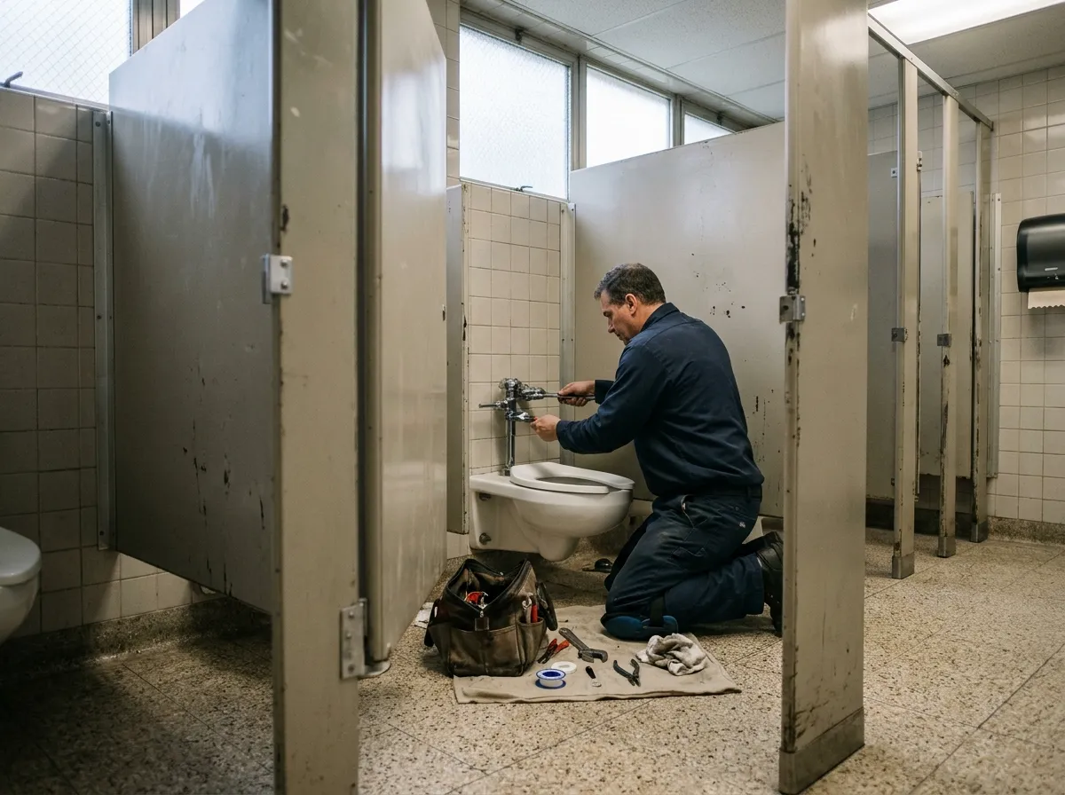 Flushometer, Urinal & Commercial Toilet Repair in Kearny, NJ