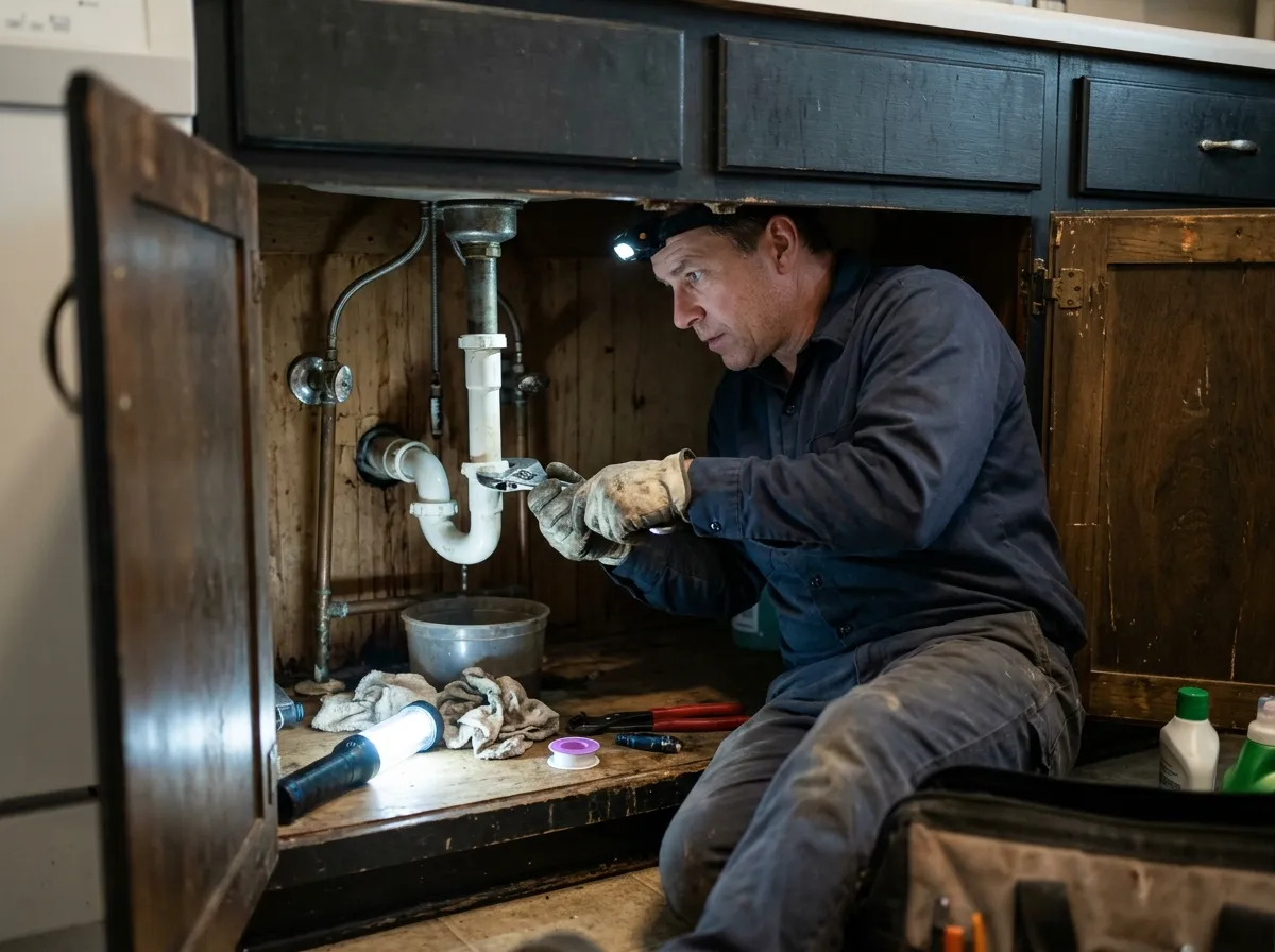 Our plumbers at work in Kearny East