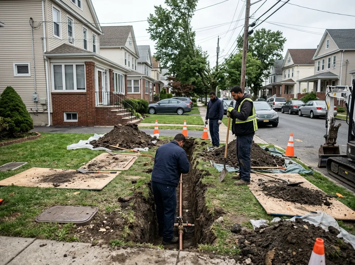 Main Water Line Repair & Replacement in Kearny, NJ