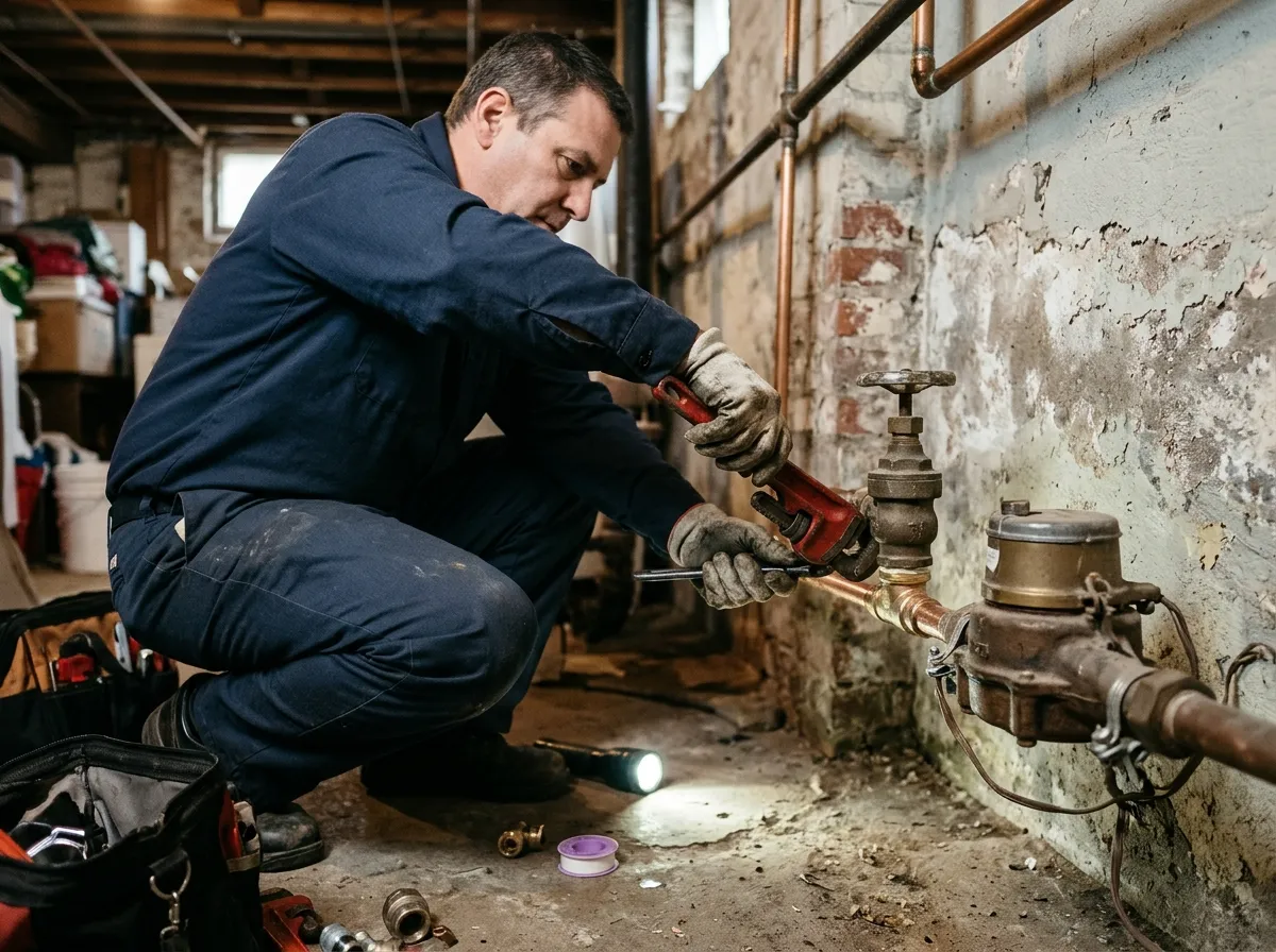 Our main water line repair & replacement process, from assessment to final test