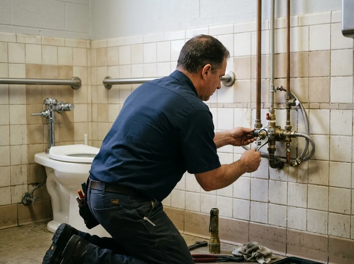 Our plumbers on site for Nursing Homes & Assisted Living