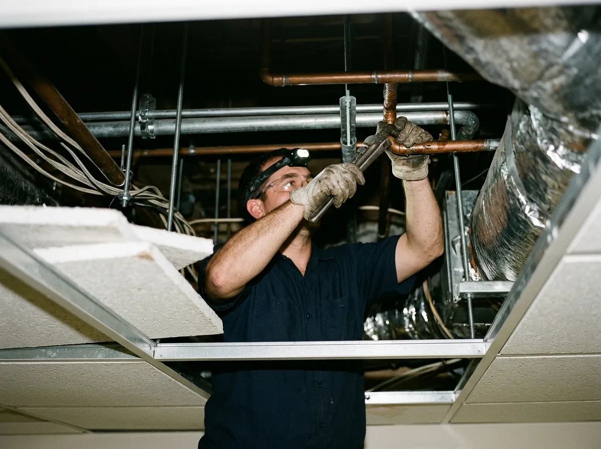 Our plumbers on site for Office Buildings
