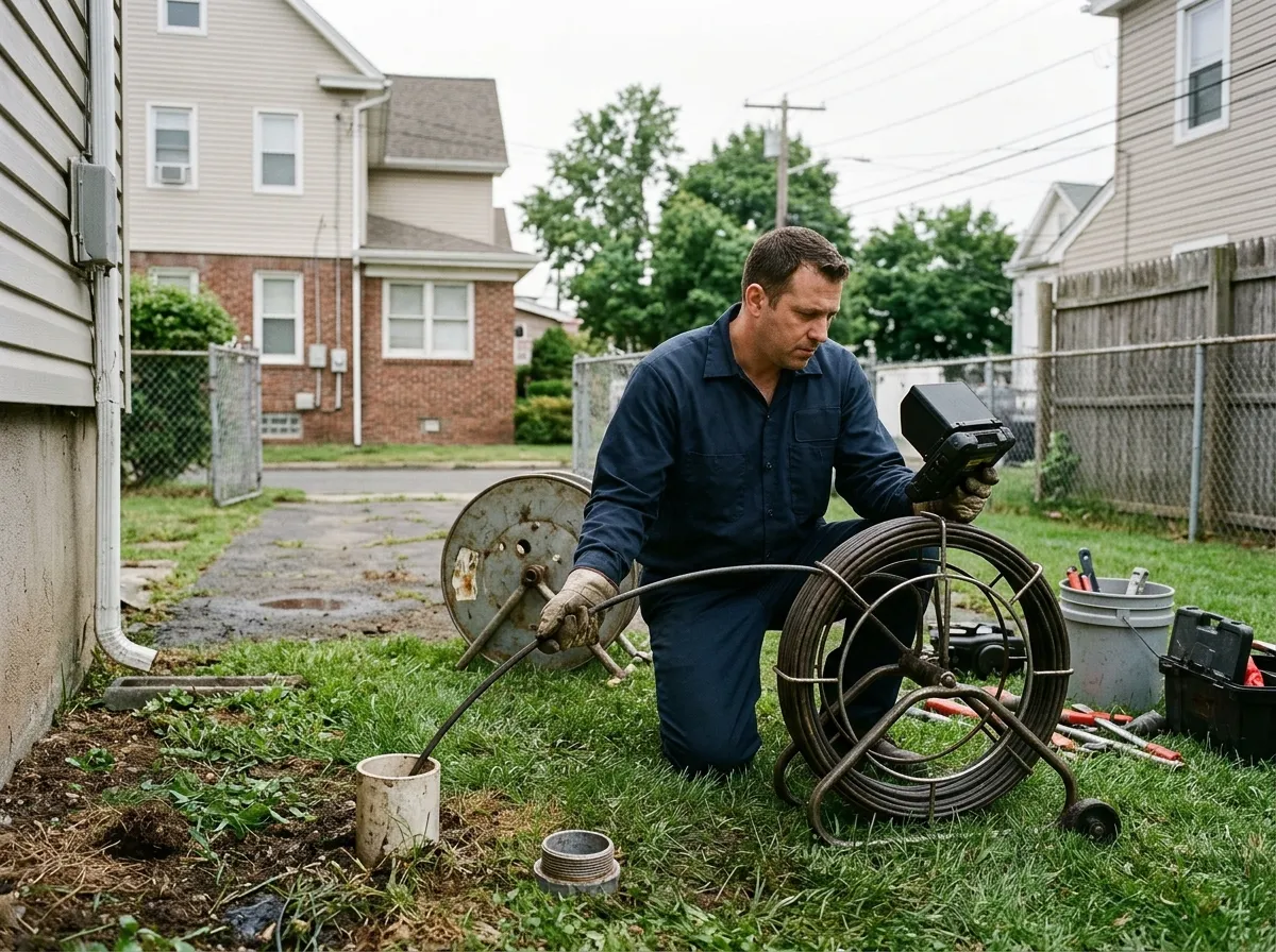 Video Camera Pipe Inspection in Kearny, NJ