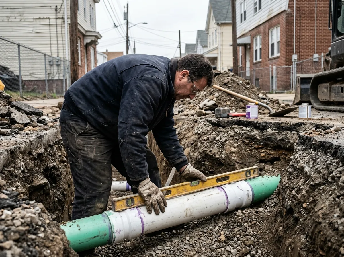 Our sewer line repair & replacement process, from assessment to final test