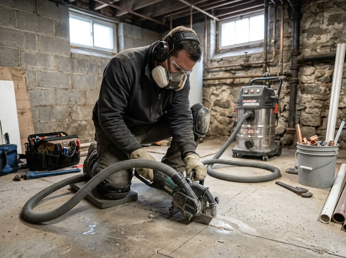 Our slab leak detection & repair process, from assessment to final test