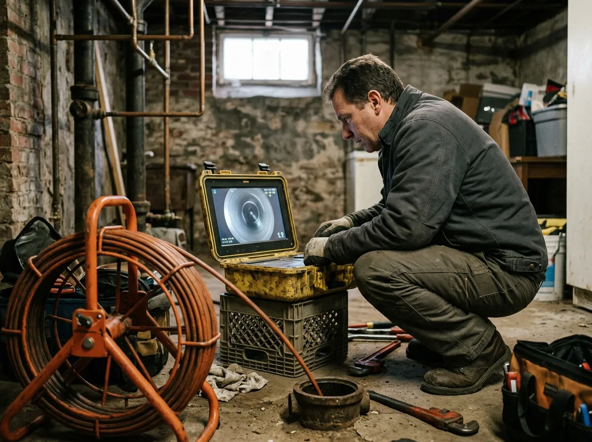 Our trenchless sewer repair & pipe relining process, from assessment to final test