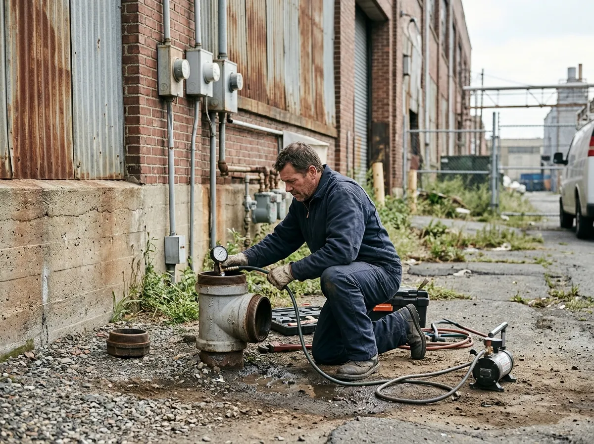 Our commercial plumbing process, from scheduling to final test