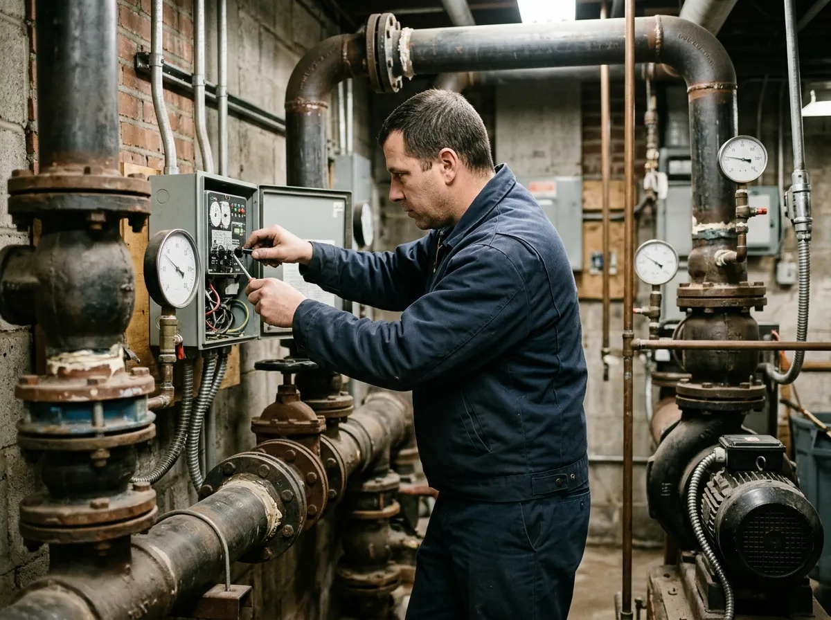 Our water booster pump & pressure systems process, from assessment to final test