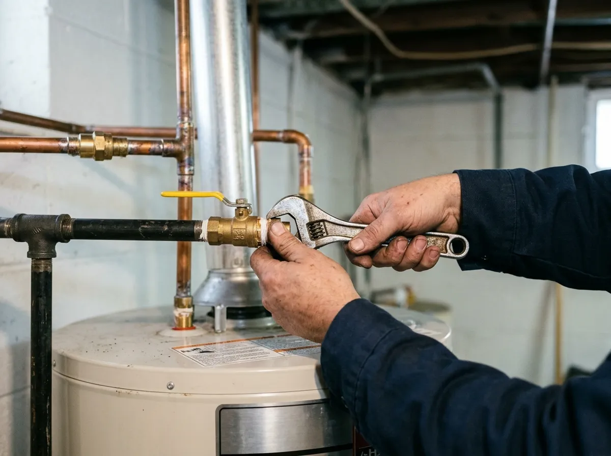 Our plumbers handling water heater installation & repair (tank & tankless)